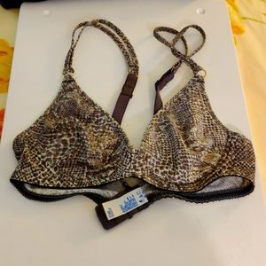 Bra warner 34A Snake print
